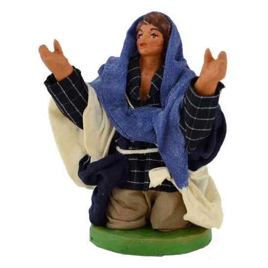 Meravigliato in ginocchio serie 10 cm Mondo Presepi