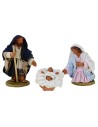 Natività 3 soggetti 10 cm Mondo Presepi