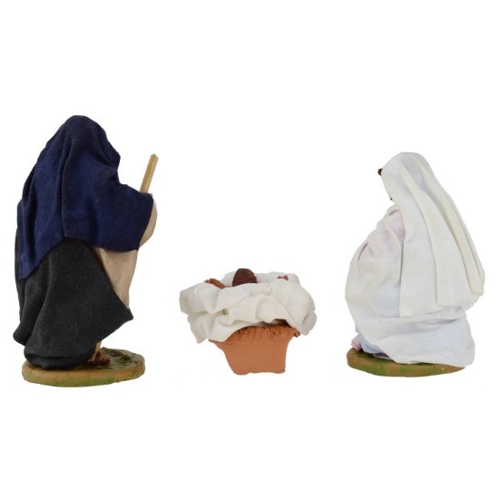 Natividad 3 sujetos 10 cm Mundo Pesebres
