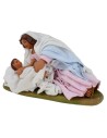 Nativity with Madonna and Bambinel coricates 10 cm