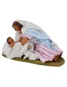 Nativity with Reclining Madonna and Child series 10 cm