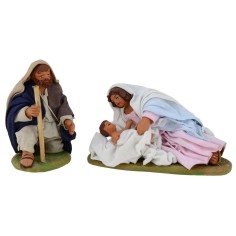 Nativity with Reclining Madonna and Child series 10 cm 2