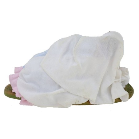 Nativity with Madonna and Baby Lying Down 10 cm World Nativity