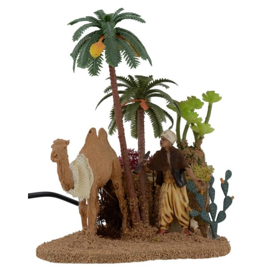 Arabic with camel with double movement series 10 cm Landi