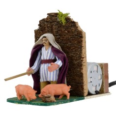 Allevatore di maiali arabo serie 8 cm in movimento