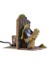 Campesino oriental con haces de paja serie 8 cm en movimiento