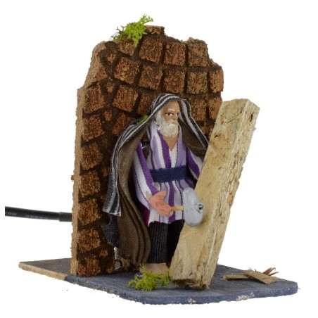 Carpintero serie 8 cm en movimiento Mundo Pesebres