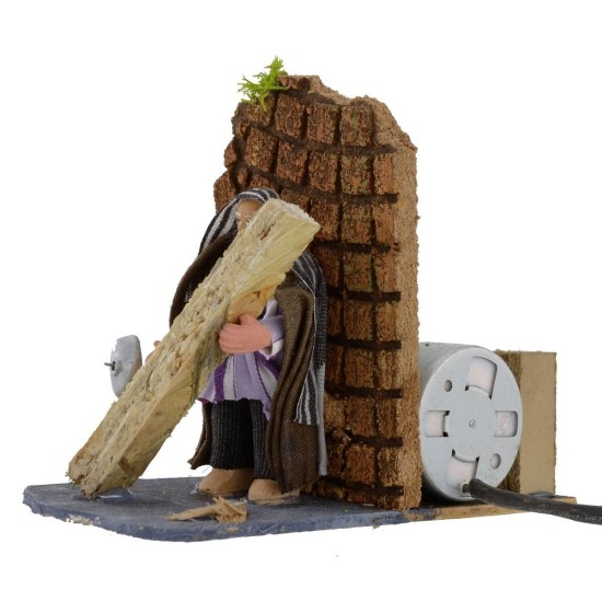 Falegname serie 8 cm in movimento Mondo Presepi