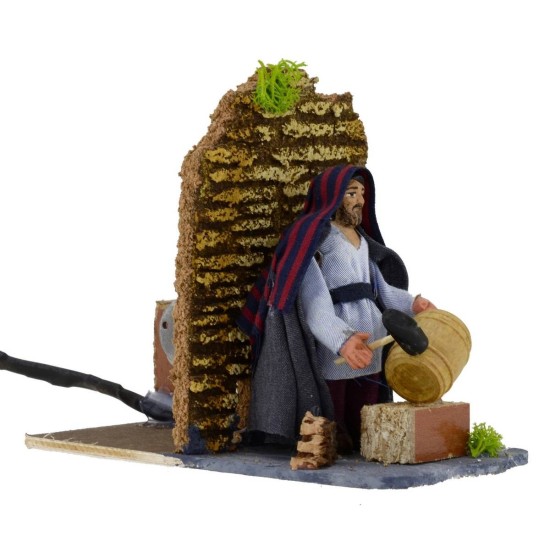 Bottaio palestinese serie 8 cm in movimento Mondo Presepi