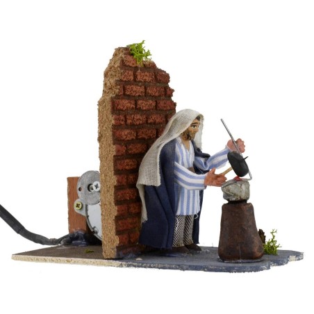 Herrero serie 8 cm en movimiento Mundo Pesebres