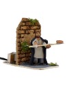 Fornaio 8 cm in movimento per presepe Mondo Presepi
