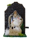 8 cm sheep toss in motion for presepe
