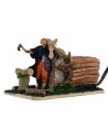 Boscaiolo in movimento 10 cm Landi Moranduzzo presepe Mondo