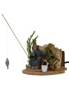 Fisherman sitting in motion 10 cm Oliver presepe