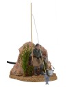 Pescatore in movimento 8 cm Oliver Mondo Presepi