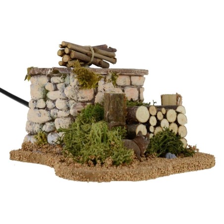 Gatto e topo in movimento dalla legnaia per statue 10 cm Mondo