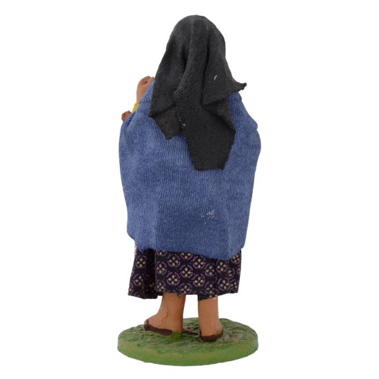 Mujer con niño 12 cm Mundo Pesebres