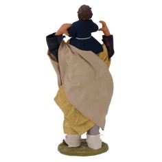 Hombre con niño sobre los hombros 12 cm Mundo Pesebres 2