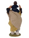 Uomo con bambino sulle spalle 12 cm Lux