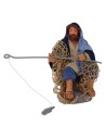 Seated fisherman series 12 cm Lux