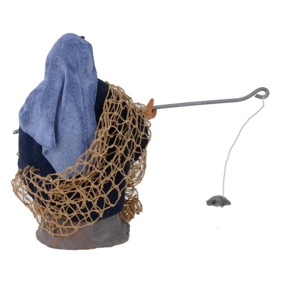 Pescador sentado serie 12 cm Mundo Pesebres