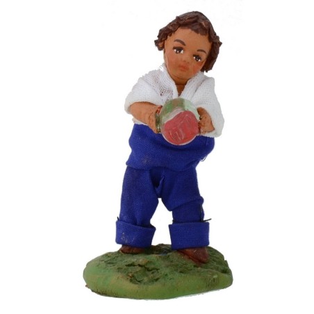 Niño con la pelota serie 12 cm Mundo Pesebres