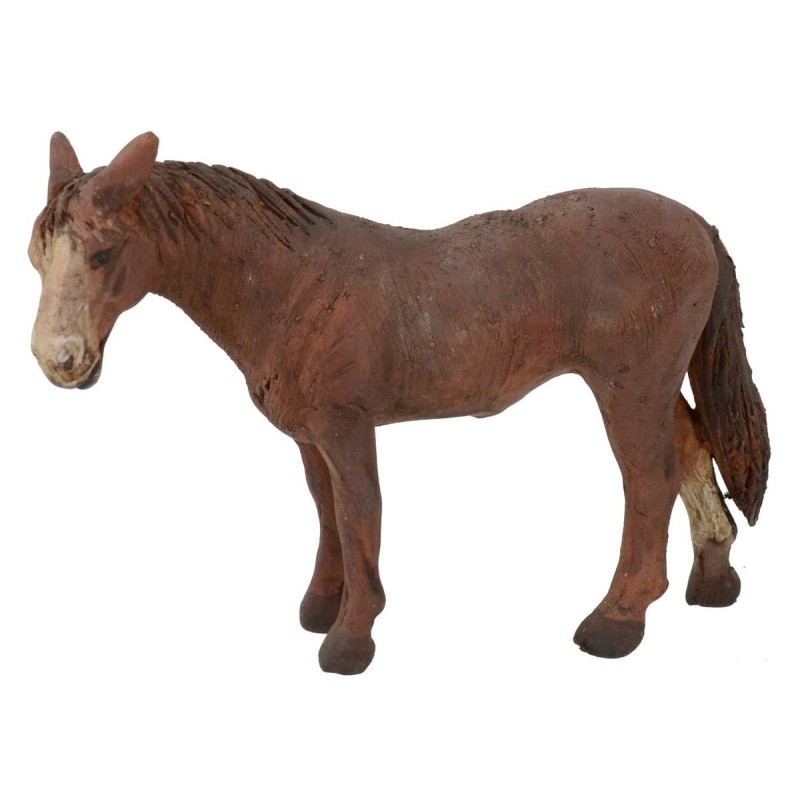 Brown horse for statues 12 cm