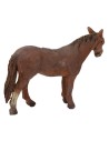 Brown horse for statues 12 cm