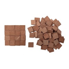 Pavimento per presepe quadrato mm 10x10 in cotto disponibile
