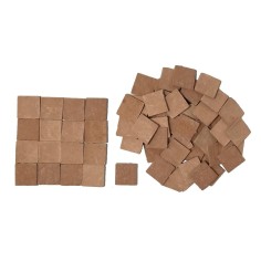 Pavimento cuadrado de 14x14 mm en barro cocido disponible en: