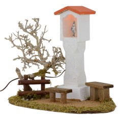 Altarino illuminato cm 16x11,5x13,4 h Mondo Presepi 2