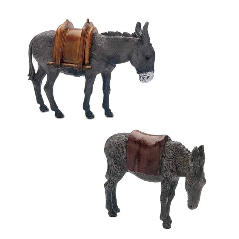 Set of 2 Landi donkeys - Cod. L104300