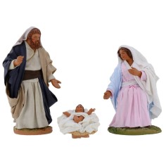 Natività 3 soggetti 15 cm Mondo Presepi