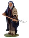 Farmer with pitchfork 11 cm