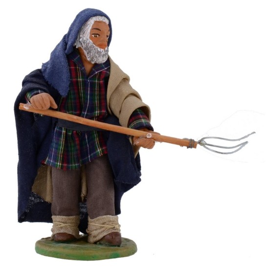 Farmer with pitchfork 12 cm Nativity World