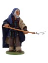 Farmer with pitchfork 11 cm