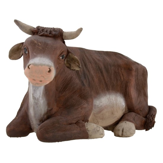 Conjunto de buey y burro sentados para estatuas de 30 cm