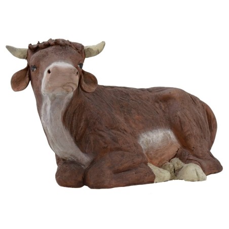 Set asino e bue seduti per statue 30 cm Mondo Presepi