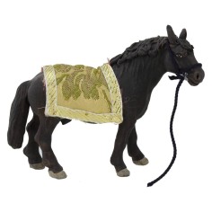 Cavallo sellato per statue 12 cm Mondo Presepi