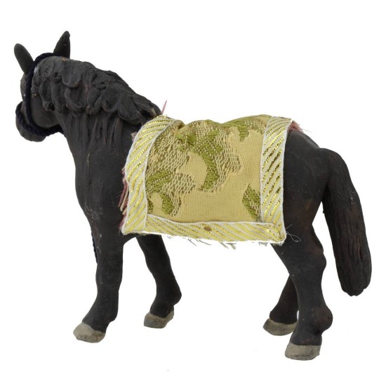 Caballo ensillado para estatuas de 12 cm Mundo Pesebre