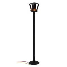 Lampione a terra 23,5 cm con luce 12v. presepe Mondo Presepi
