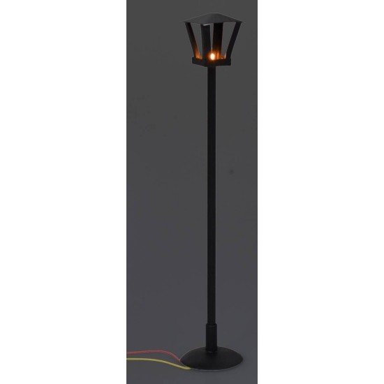 Lampione a terra 23,5 cm con luce 12v. presepe Mondo Presepi
