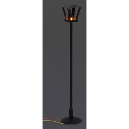 Lampione a terra 23,5 cm con luce 12v. presepe Mondo Presepi