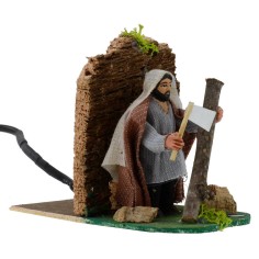 Leñador árabe en movimiento 8 cm Mundo Pesebres 2