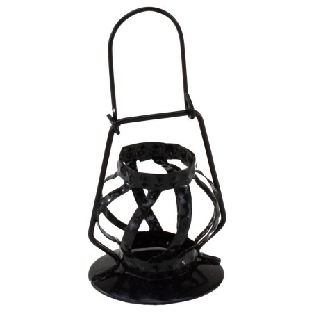 Black Lantern in metal for statues 30 cm