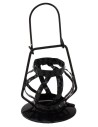 Black Lantern in metal for statues 30 cm