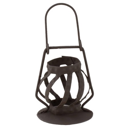 Linterna de metal envejecido para estatuas 30 cm