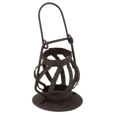 Linterna de metal envejecido para estatuas 30 cm 2