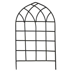 Portón de metal negro cm 7,5x13 h Mundo Pesebres