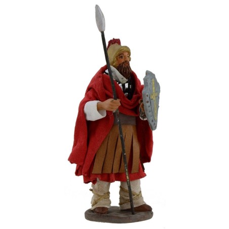 Soldier with shield and launches 12 cm